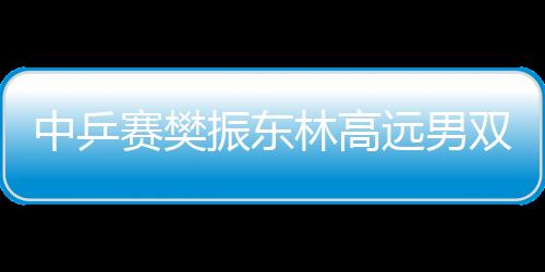 中乒赛樊振东林高远男双夺冠 丁宁朱雨玲女双折桂