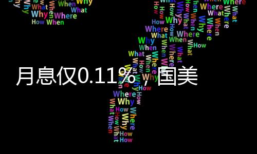 月息仅0.11%，国美金融分期”美易分”让你尽情剁手11.11！