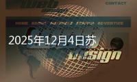 2025年12月4日苏州建筑钢材今日价格行情